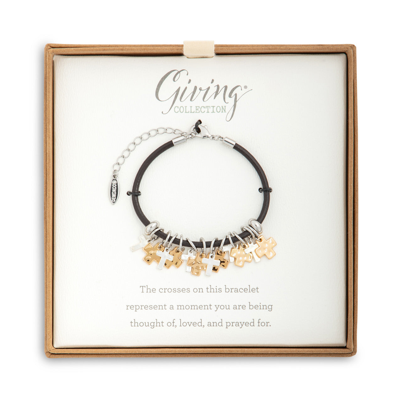 Demdaco Cross Giving Bracelet