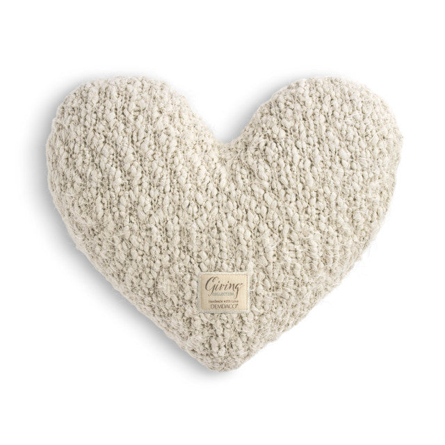 Demdaco Heart Weighted Pillow Giving Collection