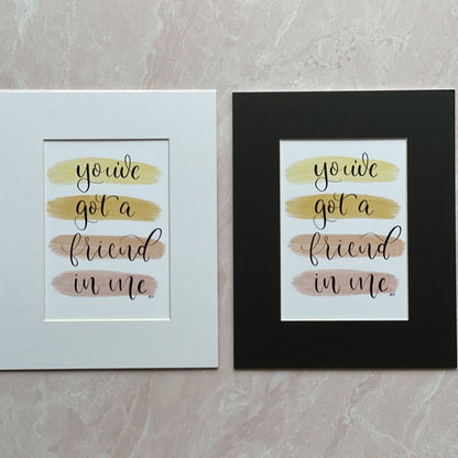 Hanging on Hope | You've Got a Friend in Me Print
