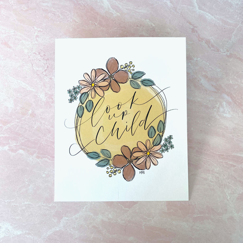 Hanging on Hope | Look Up Child Print
