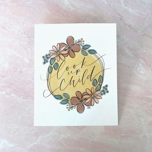 Hanging on Hope | Look Up Child Print