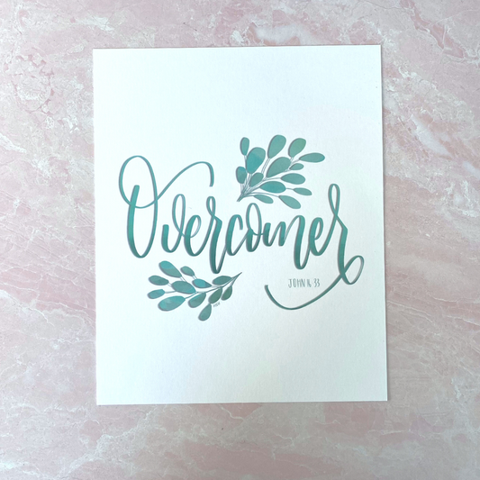 Hanging on Hope | Overcomer Print