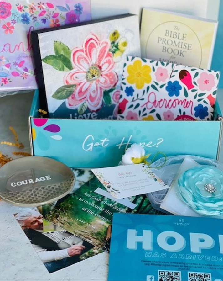 The Hanging on Hope Box | Gift for Cancer Patients | 6 Month Pre-Paid Subscription