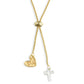 Heart and Cross Lariat Necklace/Demdaco | Giving Collection